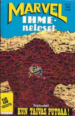 Marvel 6/1988 Ihmeneloset - Kun taivas putoaa (116 sivua!)