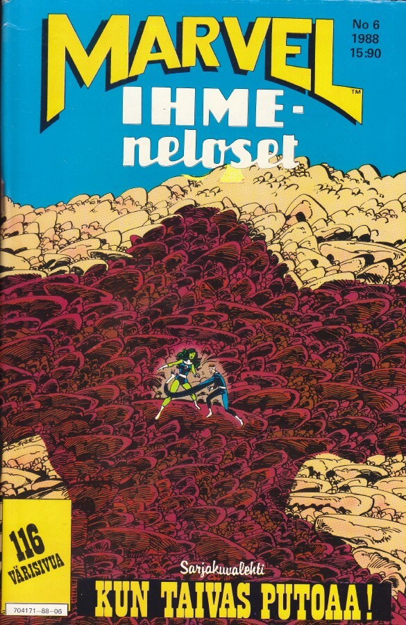 Marvel 6/1988 Ihmeneloset - Kun taivas putoaa (116 sivua!)