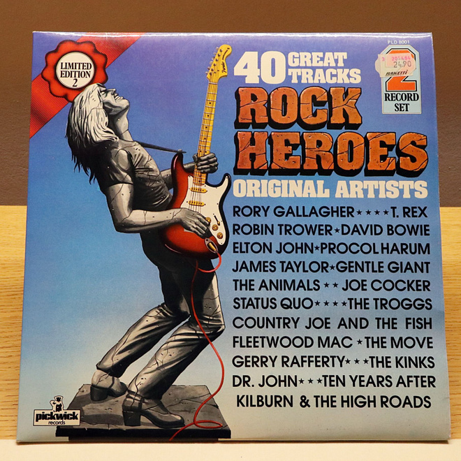 Original Artists - Rock Heroes (40 Great Tracks) 2xLP