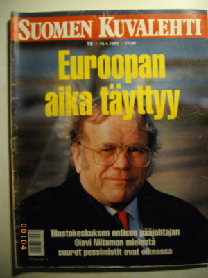 Suomen Kuvalehti Nro 16/1992 (29.12)