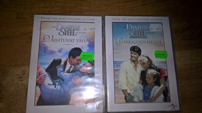 2 X Danielle Steel leffaa uudet muoveissa