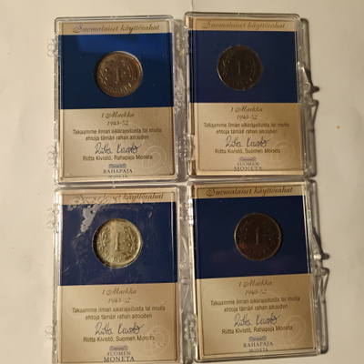 1rautamarkka. 1943-52. Suomi