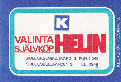 Helsinki, Valinta Helin, Kesko ,  5/15