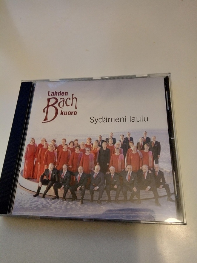 CD  Lahden Bach-kuoro - Sydämeni laulu  ( Sis.postikulut )