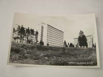 VANHA Postikortti Heinola 1950-l Alkup.Mallikappale