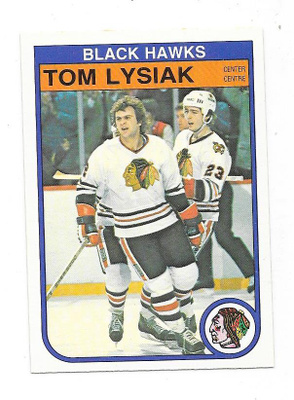 1982-83 OPC #68 Tom Lysiak Chicago Blackhawks