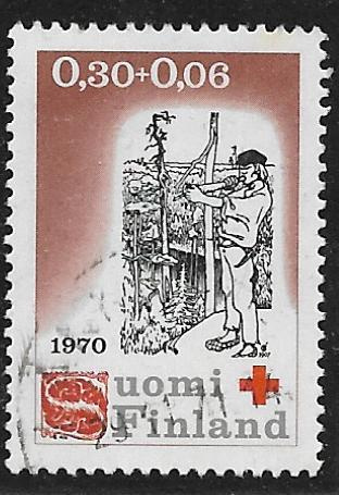 Punainen risti 1970 0,30+0,06mk (LAPE 673) O