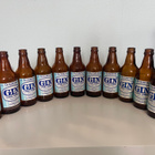 11kpl vanhoja ALKO Ab Gin Long Drink -lasipulloja 1970–1980 - pikkukuva 1