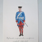 KULKEMATON UUDENMAAN RYKMENTIN UNIFORMU NYLANDS 1737-1746 - pikkukuva 1