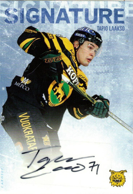 2016-17 Cardset TAPIO LAAKSO Ilves Signature nimmari