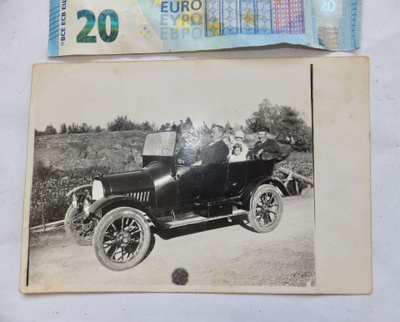 VANHA Valokuva UPEA Auto 1920-l