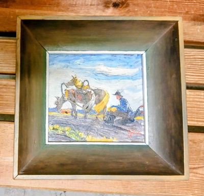Voitto Vikainen 1912-1985 "Kyntäjä lepää"