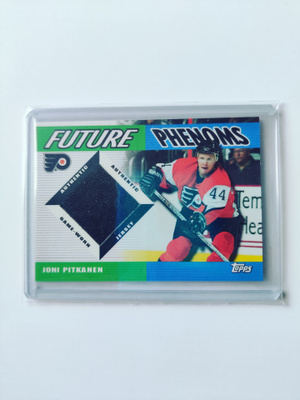Joni Pitkänen 03-04 Topps Future Phenoms Game-Worn Jersey