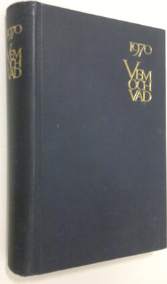 Ingegerd Lunden Cronström : Vem och Vad? 1970 : biografis...