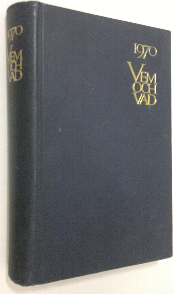 Ingegerd Lunden Cronström : Vem och Vad? 1970 : biografis...