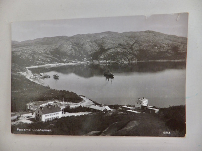 VANHA Postikortti Petsamo Liinahamari 1930-l