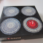 IITTALA  "SOLARIS"  JÄLKIRUOKAKUPIT  4  KAPPALETTA - pikkukuva 1
