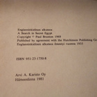 PAUL BRUNTON : EGYPTIN SALAISUUKSIEN JÄLJILLÄ - pikkukuva 2