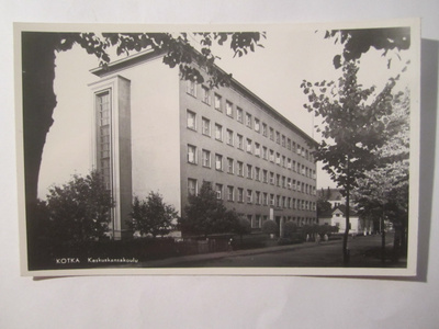 VANHA Postikortti Kotka 1950-l Alkup.Mallikappale