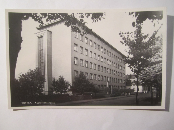 VANHA Postikortti Kotka 1950-l Alkup.Mallikappale