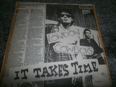 London Cowboys: It Takes Time 7"