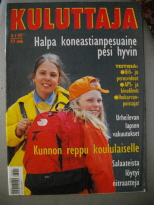 Kuluttaja Nro 5/1997 (7.11)
