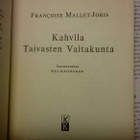 Francoise Mallet-Joris - Kahvila, Taivasten Valtakunta (sid) - pikkukuva 3
