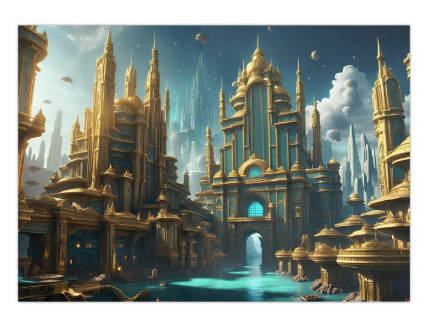 100 kpl uusia Sci-Fi taide julisteita koko A4
