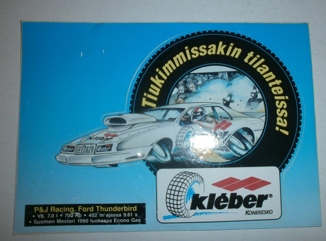 Kléber & Ford Thunderbird, vanh. tarrakortti 1990-luku
