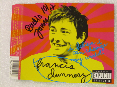Francis Dunnery • I Believe I Can Change My World CD-Single