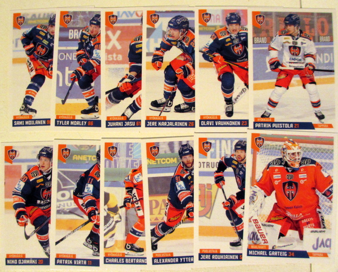 Cardset 2019-20 Tappara II sarja 145-156 teamset