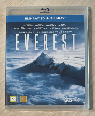 Baltasar Kormákur: EVEREST (2015) Blu-ray 3D + 2D (UUSI)