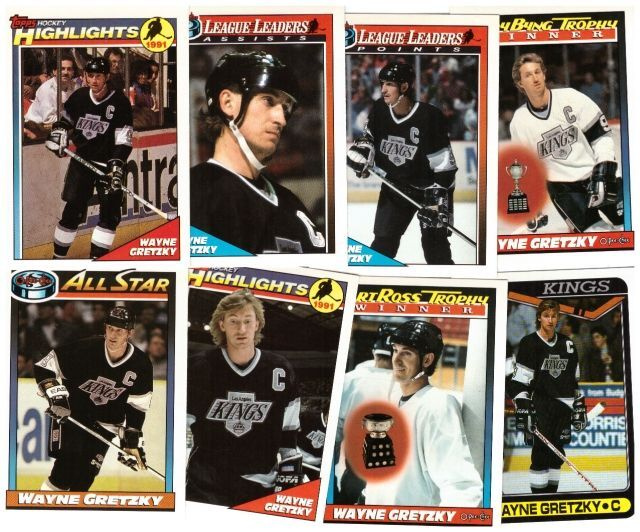 8 x WAYNE GRETZKY Los Angeles Kings