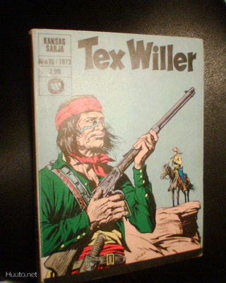 Tex Willer n:o 10 / 1973 Nelisorminen mies (Sis.pk:t)