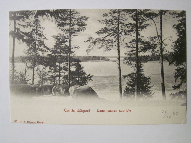 VANHA Postikortti Tammisaari HUIPPUKUNTO ennen-1905