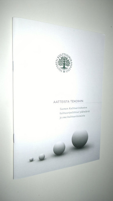 Aatteista tekoihin - Suomen Kulttuurirahaston kulttuuripo...