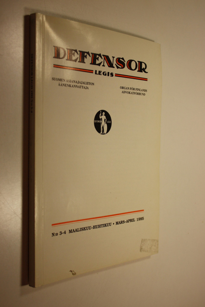 Defensor legis : Suomen asianajajaliiton äänenkannattaja ...