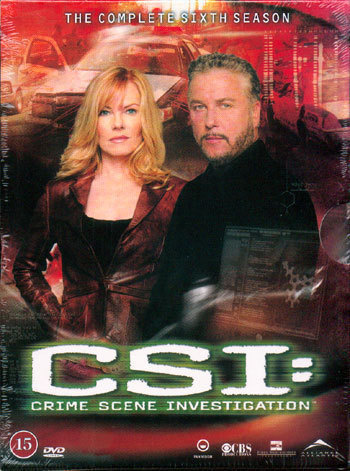 CSI kausi 6 - (6 disc)  DVD boxi  [Uusi. muoveissa]