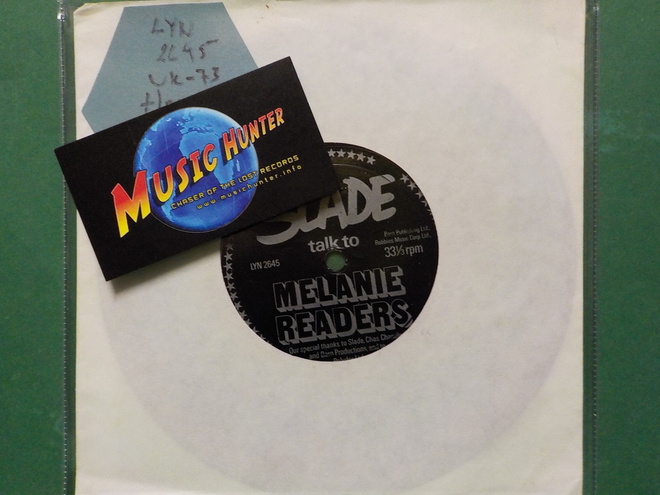 SLADE - SLADE TALK TO MELANIE READERS - UK 1973 FLEXI 7"