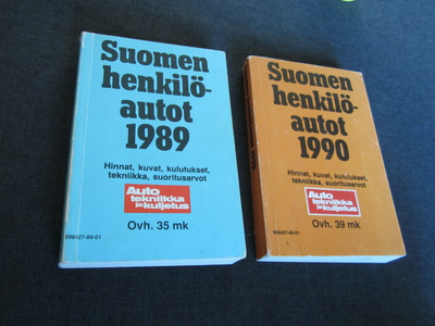 SUOMEN HENKILÖAUTOT 1989 & 1990