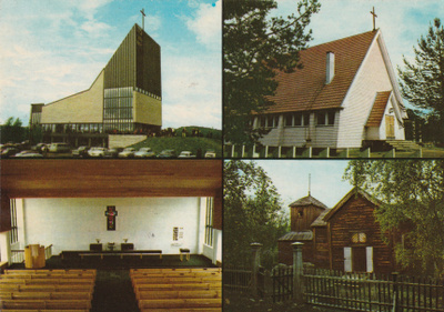 KIRKKOKORTTI - INARIN, IVALON JA PIELPAJÄRVEN KIRKOT