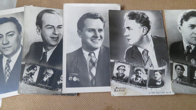 CCCP: viisi vintage filmitähtikorttia