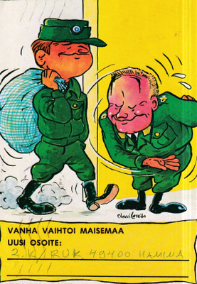 Vanha vaihtoi maisemaa, uusi osoite: . sotilas , e250