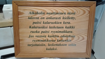 " KEITTIÖ-OHJE ALKOHOLILLE "