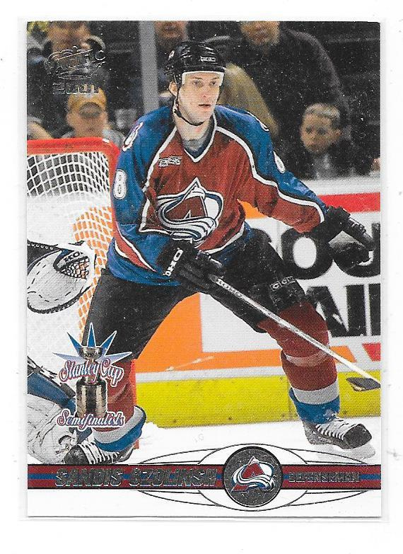 2000-01 Pacific #117 Sandis Ozolinsh  Colorado Avalanche