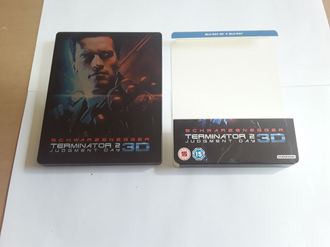 Terminator 2: Judgment Day 3D - UK Region B Blu-Ray Steelboo