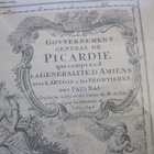 VANHA Kartta Picardie Ranska Homan 1746 KOMEA - pikkukuva 2