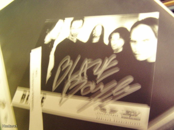 IRON MAIDEN BLAZE B/W PROMOKUVA NIMMARILLA