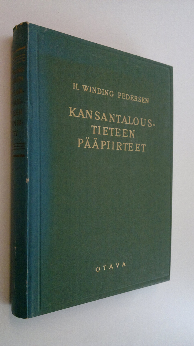 H. Winding Pedersen : Kansantaloustieteen pääpiirteet