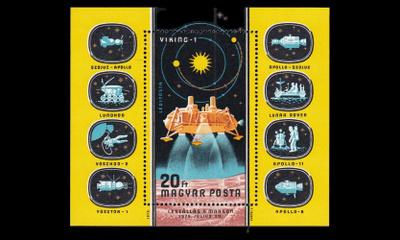 Unkari 3155BL121 ** Avaruustutkimus (1976)